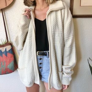 Vintage 80s Grandpa Cardigan
